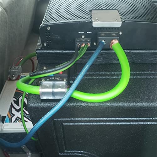 Pocreation 2 Pcs Amp Input Reducer,Dual 1/0 Gauge To 1/0 Gauge Wire Reducer Power And Ground Input Reducer Adapter For Car Audio